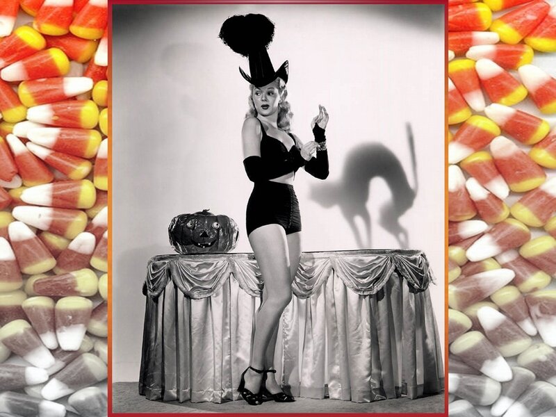 Woman in Black Costume — Dramatic, Photograph, Candy Corn