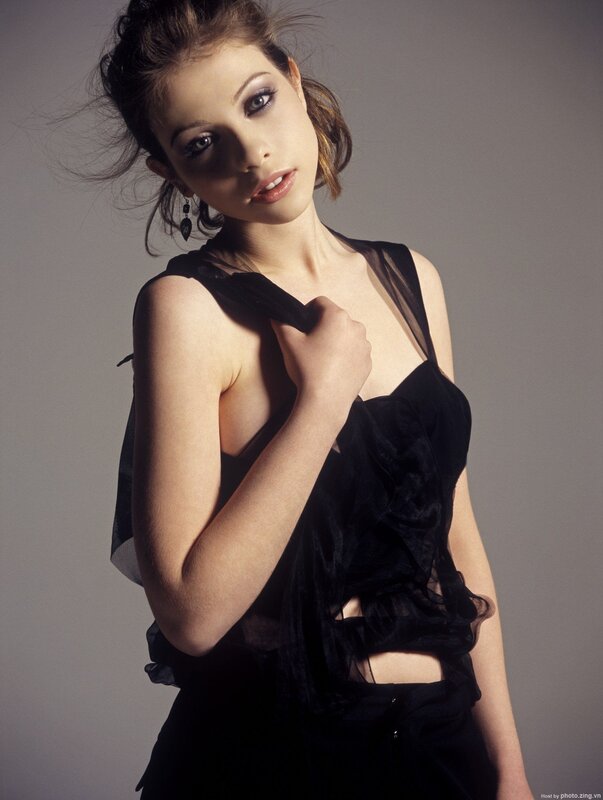 woman in black dress