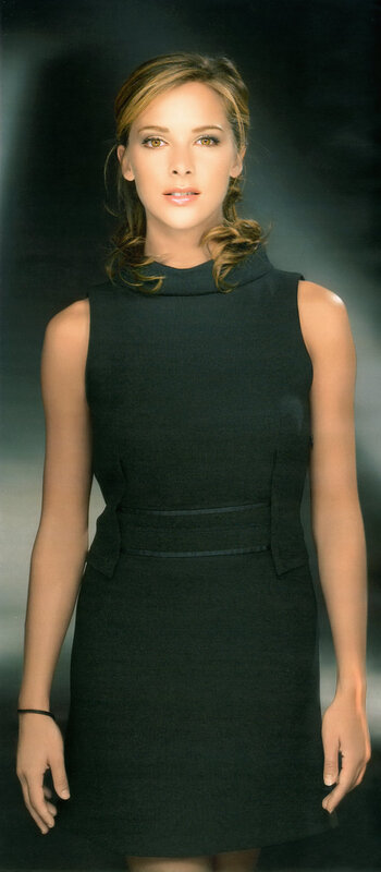 woman in black dress
