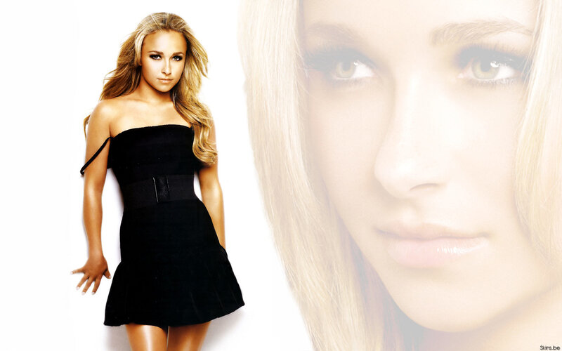 woman in black dress