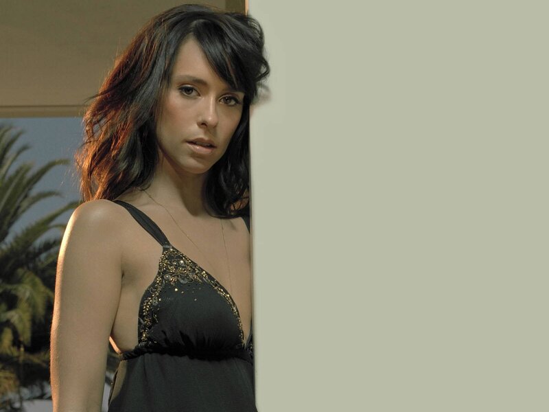 woman in black dress