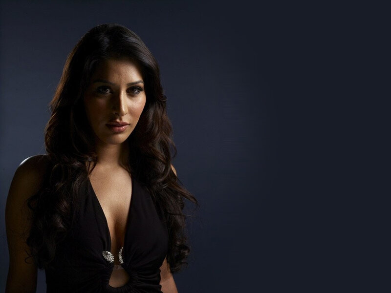 woman in black dress