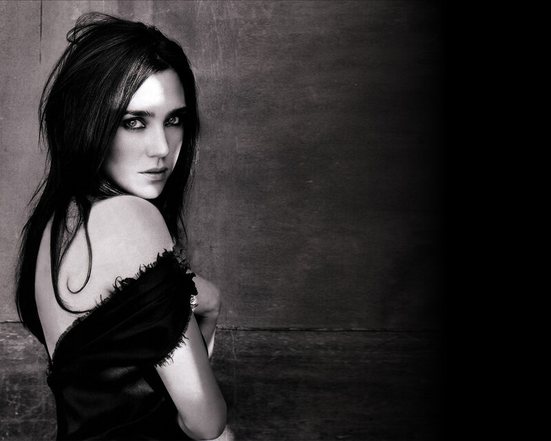 woman in black dress