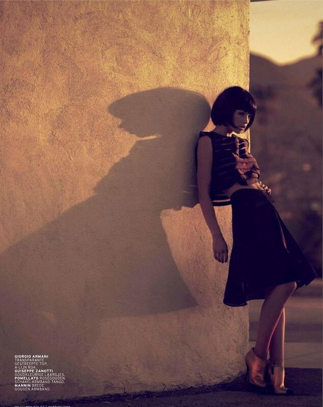 Woman in Black Dress — Brown, Dramatic, Sunset, Photograph, Wall