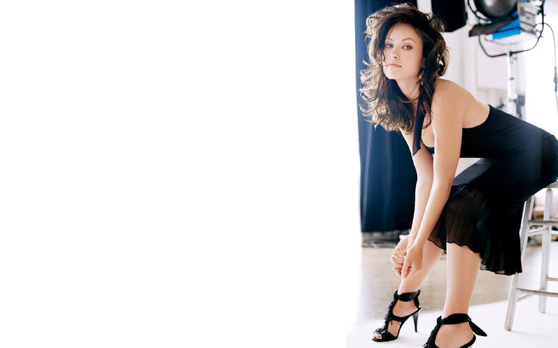 Woman in Black Dress — Confident, Photograph, Heels, Studio Light, White