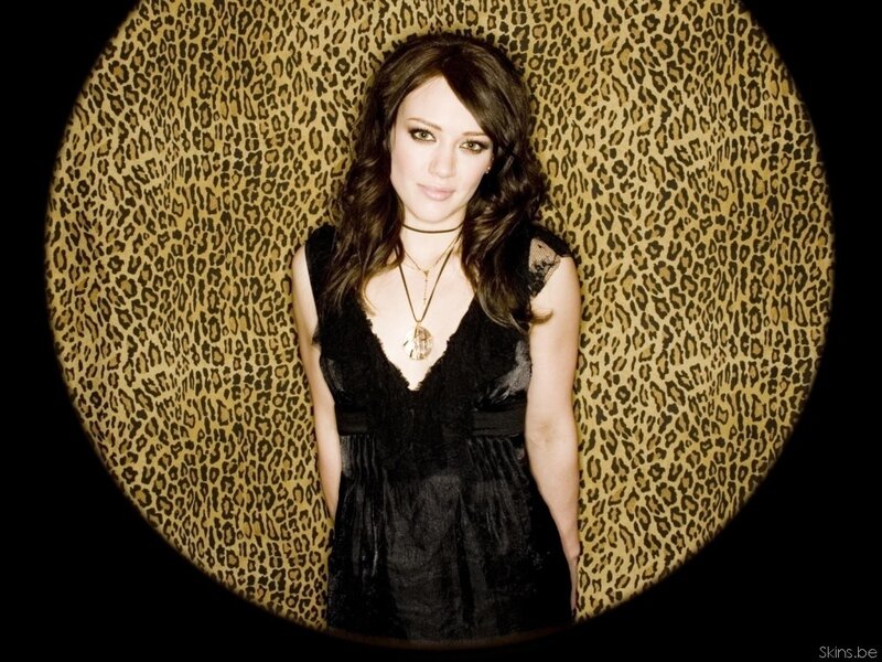 Woman in Black Dress — Confident, Photograph, Leopard Print