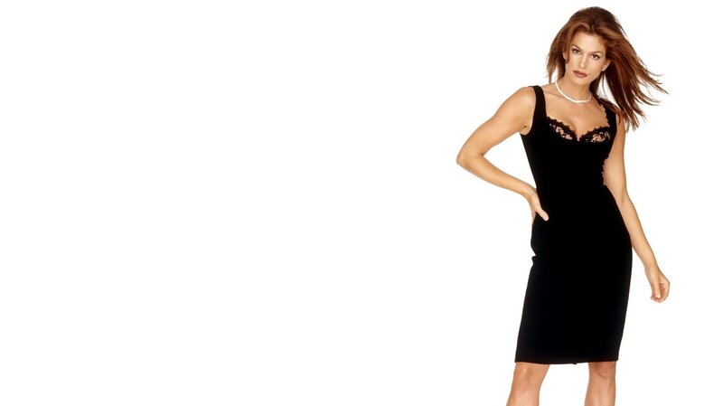 Woman in Black Dress — Confident, Photograph, Necklace, Hair