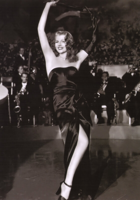 woman in black dress dancing