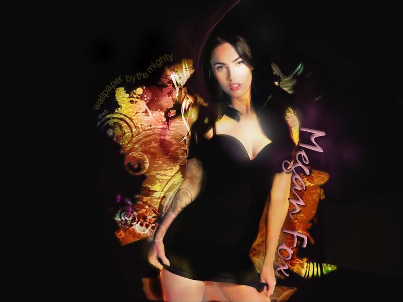 Woman in Black Dress — Dramatic, Digital Art, Tattoo