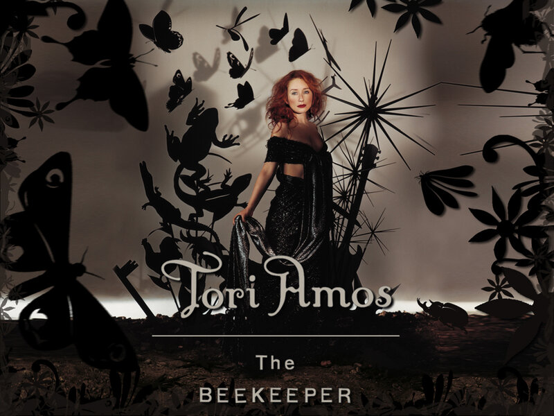 Woman in Black Dress — Dramatic, Illustration, Butterflies