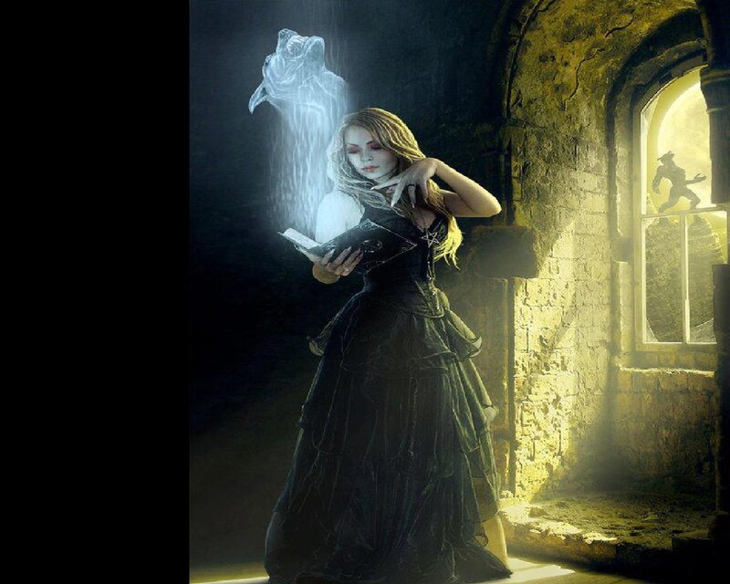 Woman in Black Dress — Dramatic, Night, Digital Art, Book