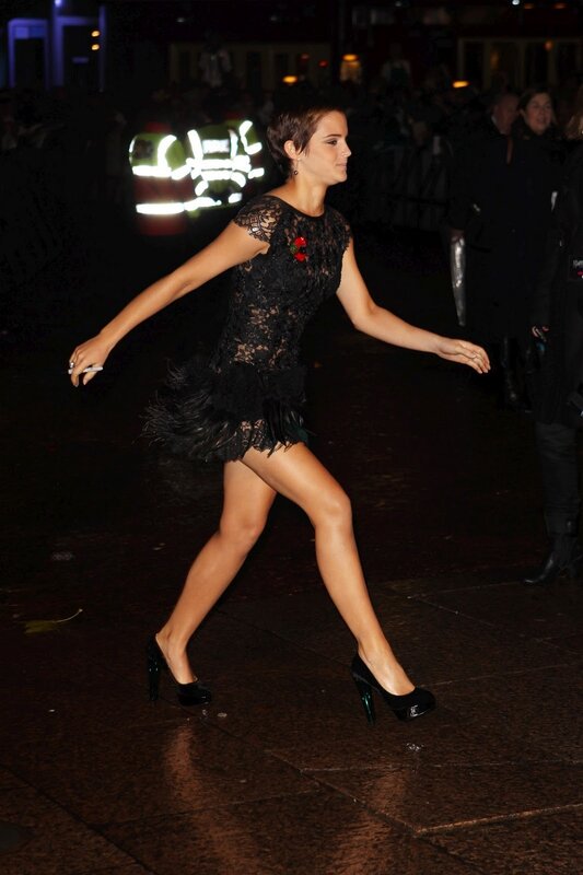 Woman in Black Dress — Dramatic, Night, Photograph, Heels, Cigarette