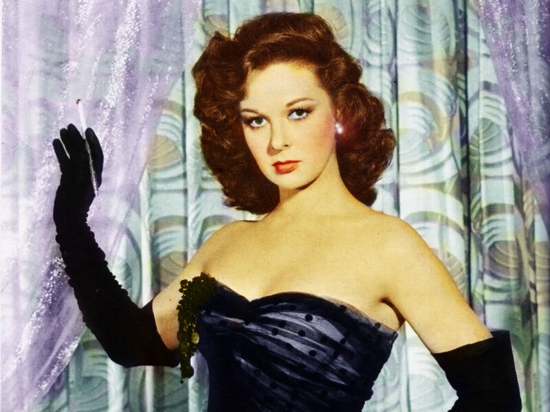 Woman in Black Dress — Dramatic, Photograph, Cigarette, Gloves