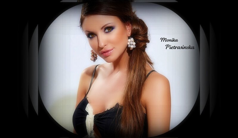Woman in Black Dress — Dramatic, Photograph, Earrings, Makeup, Hair
