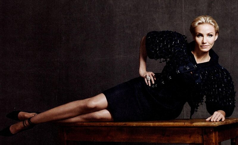 Woman in Black Dress — Dramatic, Photograph, Table, Ring