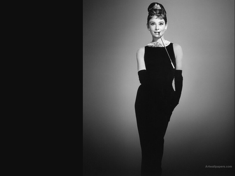 Woman in Black Dress — Dramatic, Photograph, Tiara