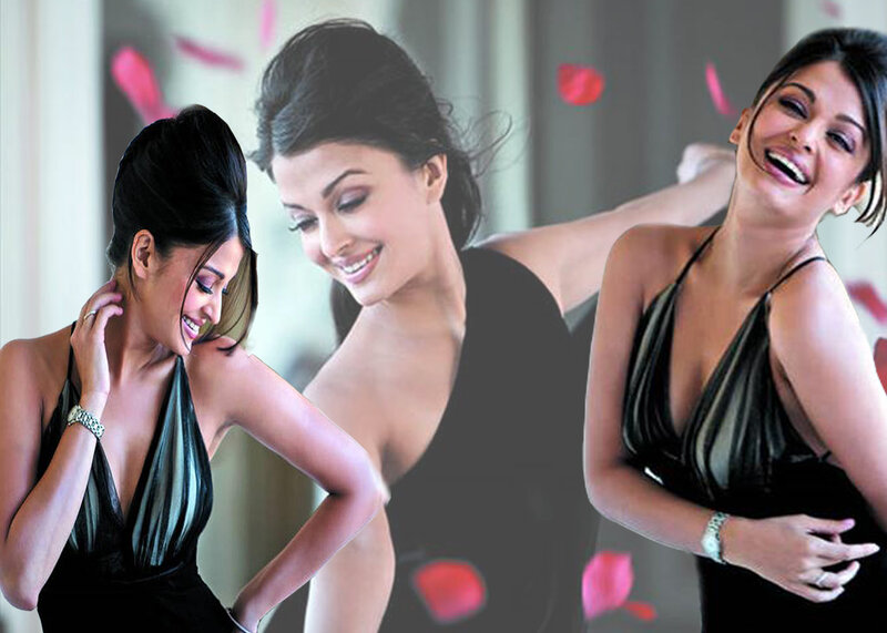 Woman in Black Dress — Joyful, Photograph