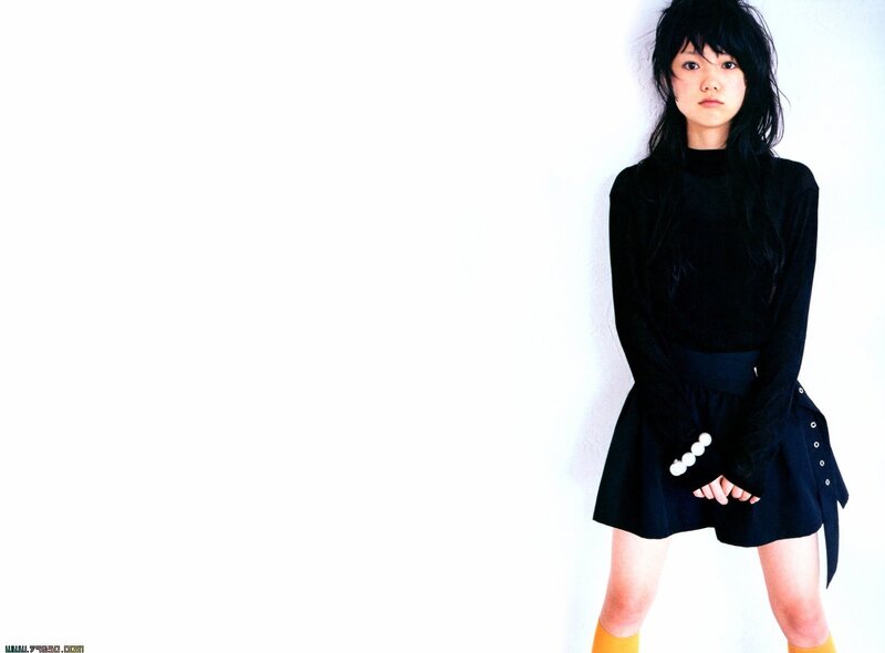 Woman in Black Dress — Neutral, Photograph, Black Dress, Yellow Socks