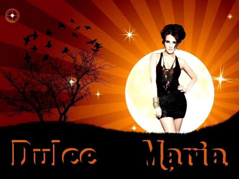 Woman in Black Dress — Orange, Dramatic, Night