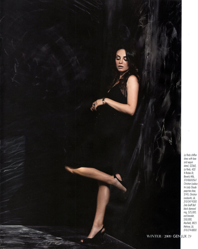 woman in black dress posing