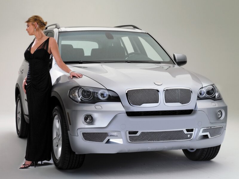 Woman in Black Dress — Silver, Dramatic, Photograph