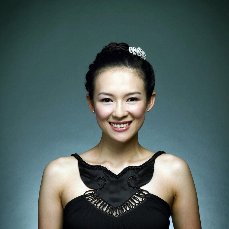 Woman in Black Dress — Smiling, Photograph, Tiara, Earrings