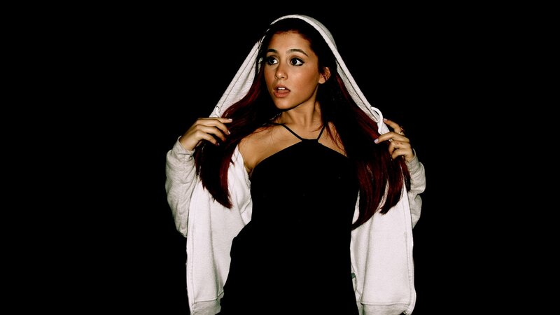 woman in black dress with hoodie