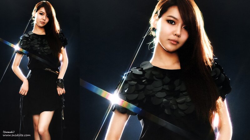 woman in black dress with light effects