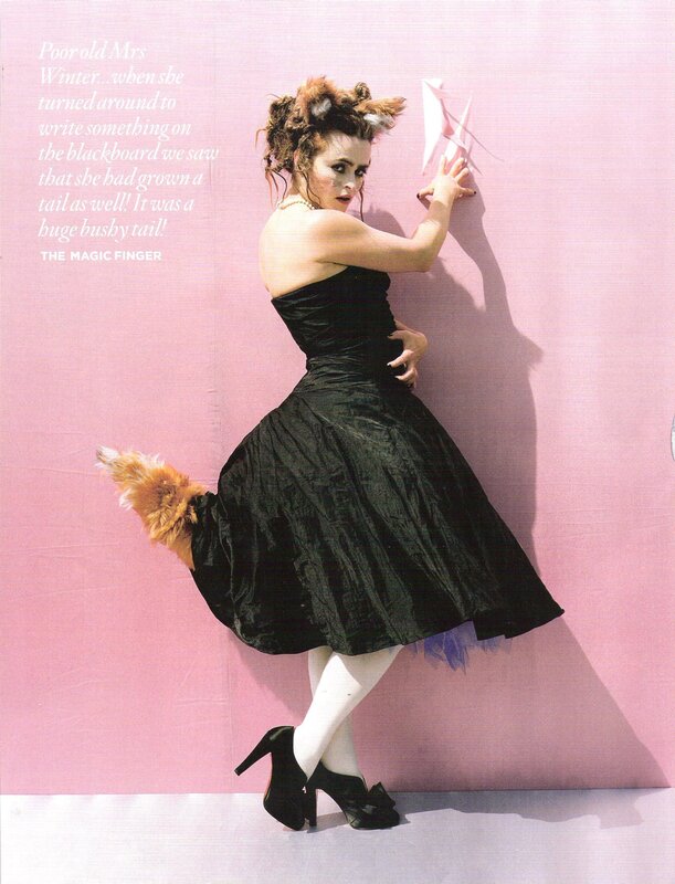 woman in black dress with tail