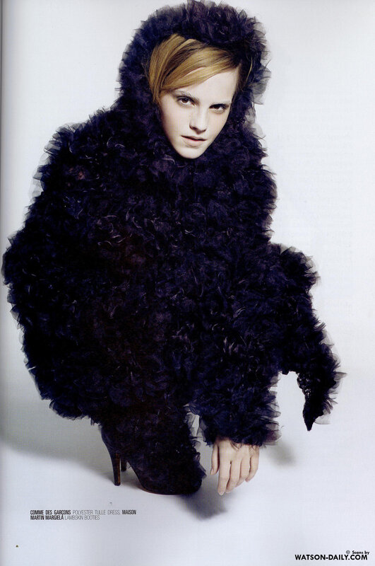 woman in black feather coat