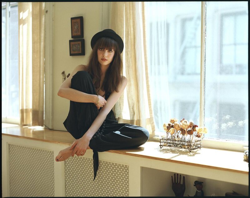 Woman in Black Hat — Calm, Afternoon