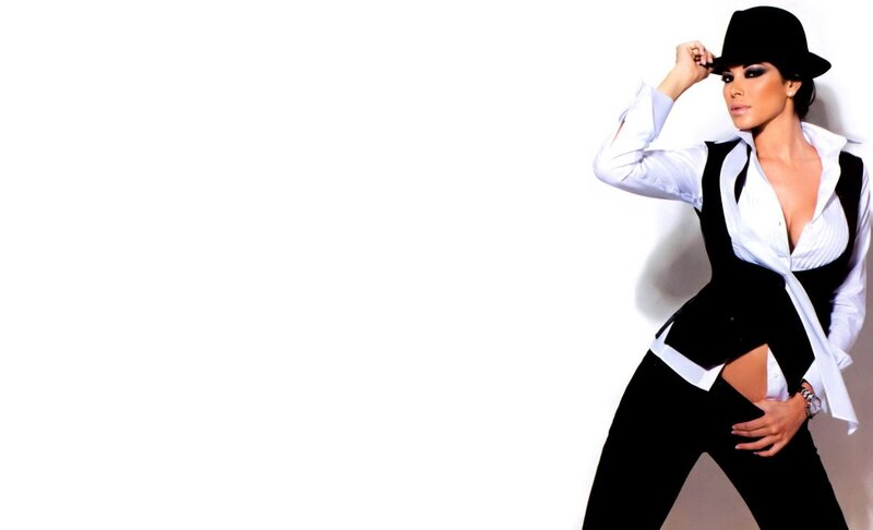 Woman in Black Hat — Confident, Photograph, White Shirt