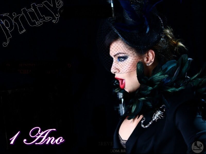 Woman in Black Hat — Dramatic, Night, Photograph, Feathers