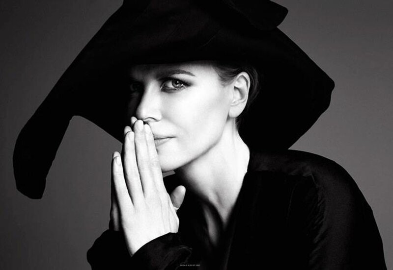 Woman in Black Hat — Dramatic, Photograph, Hand, Black Clothing