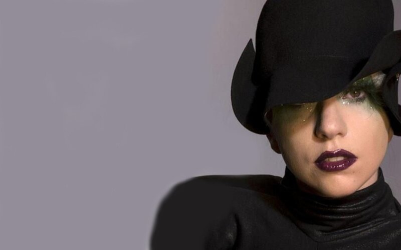 Woman in Black Hat — Dramatic, Photograph, Makeup, Turtleneck