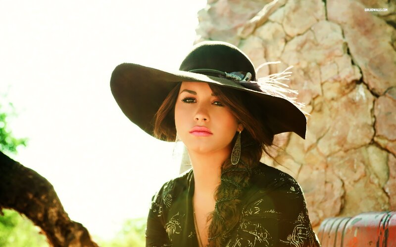 woman in black hat outdoors