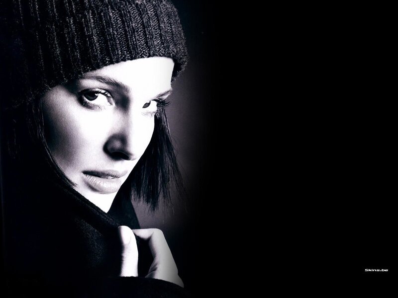woman in black hat portrait