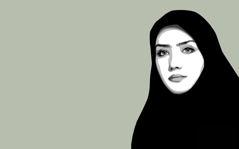 woman in black hijab