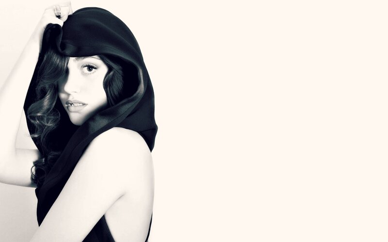 Woman in Black Hood — Dramatic, Photograph, Ring