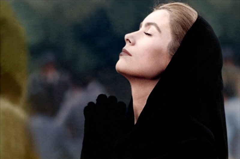 Woman in Black Hood — Serene