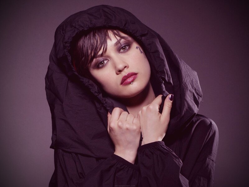 woman in black hooded jacket