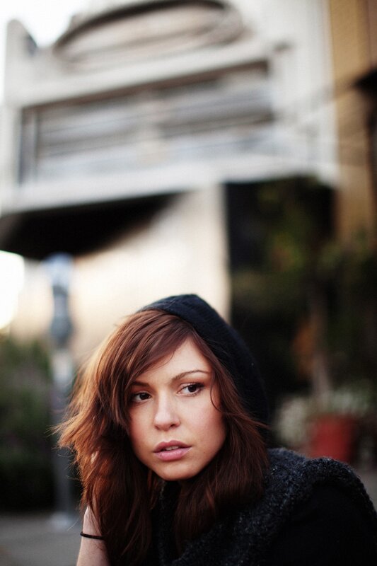 Woman in Black Hoodie — Serious, Afternoon