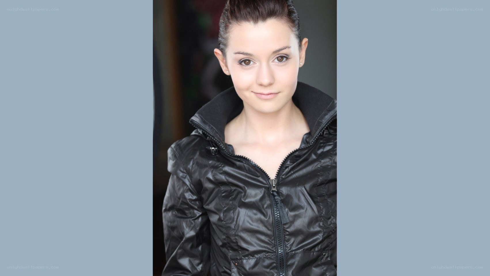 woman in black jacket