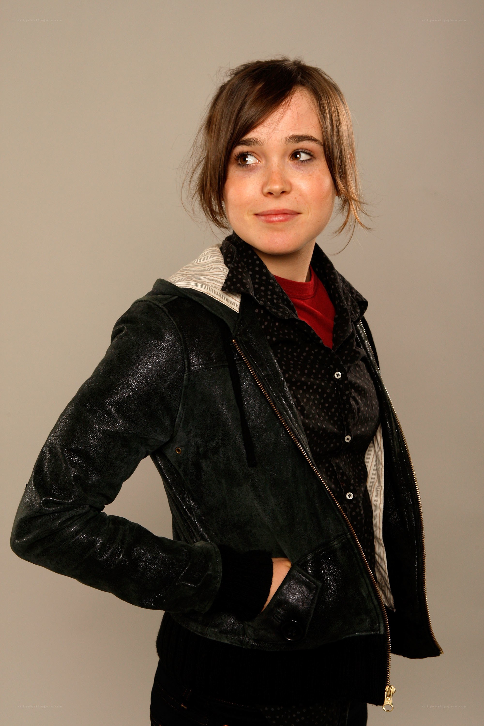woman in black jacket