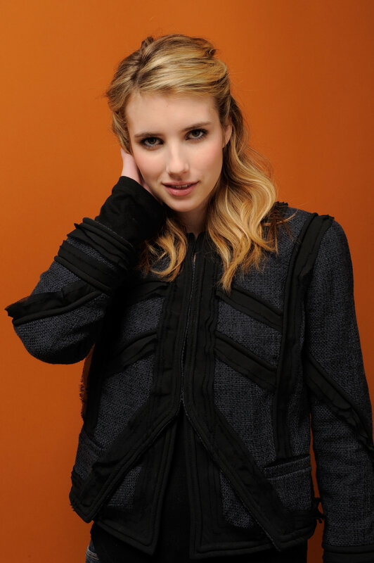 woman in black jacket
