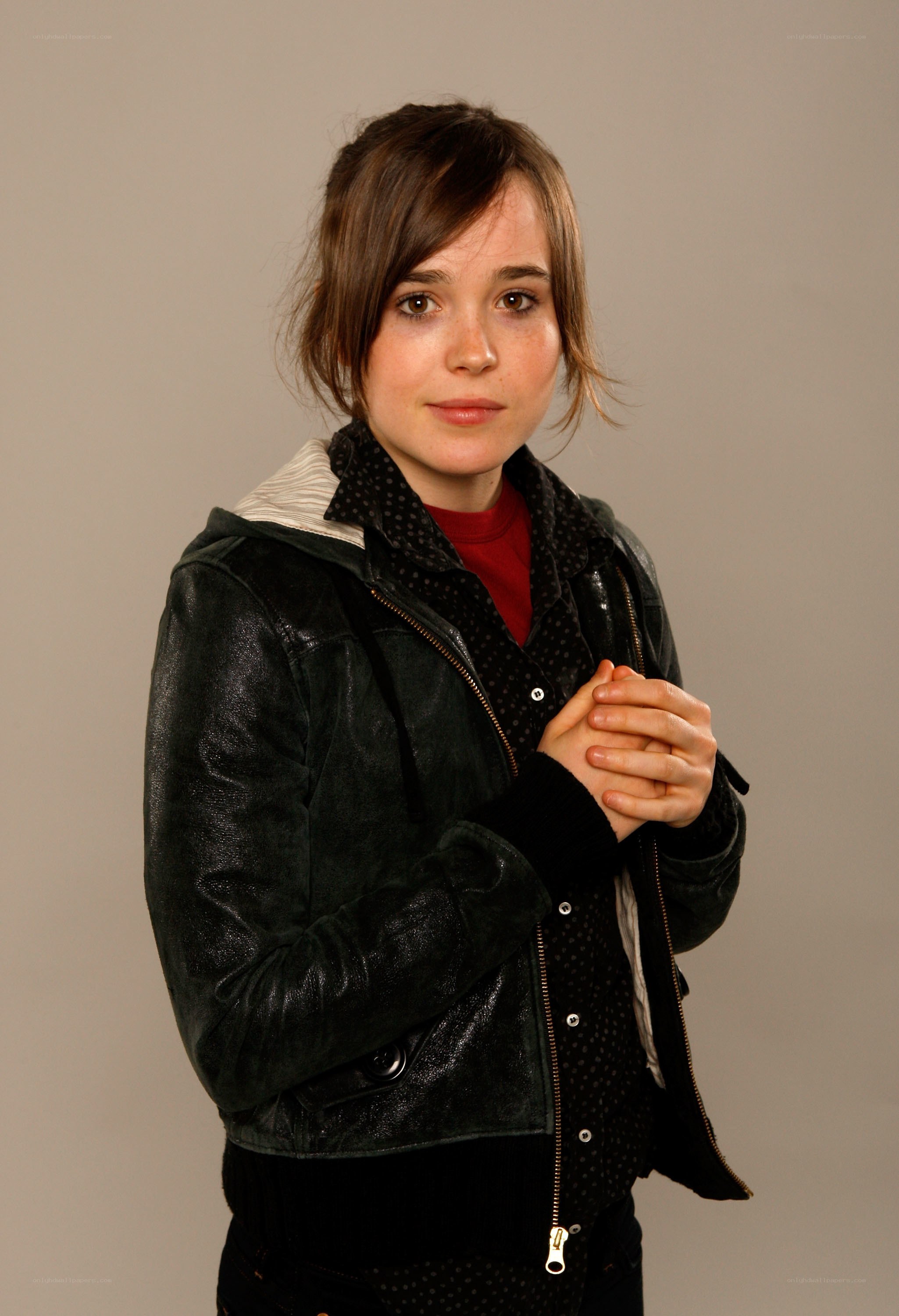 woman in black jacket