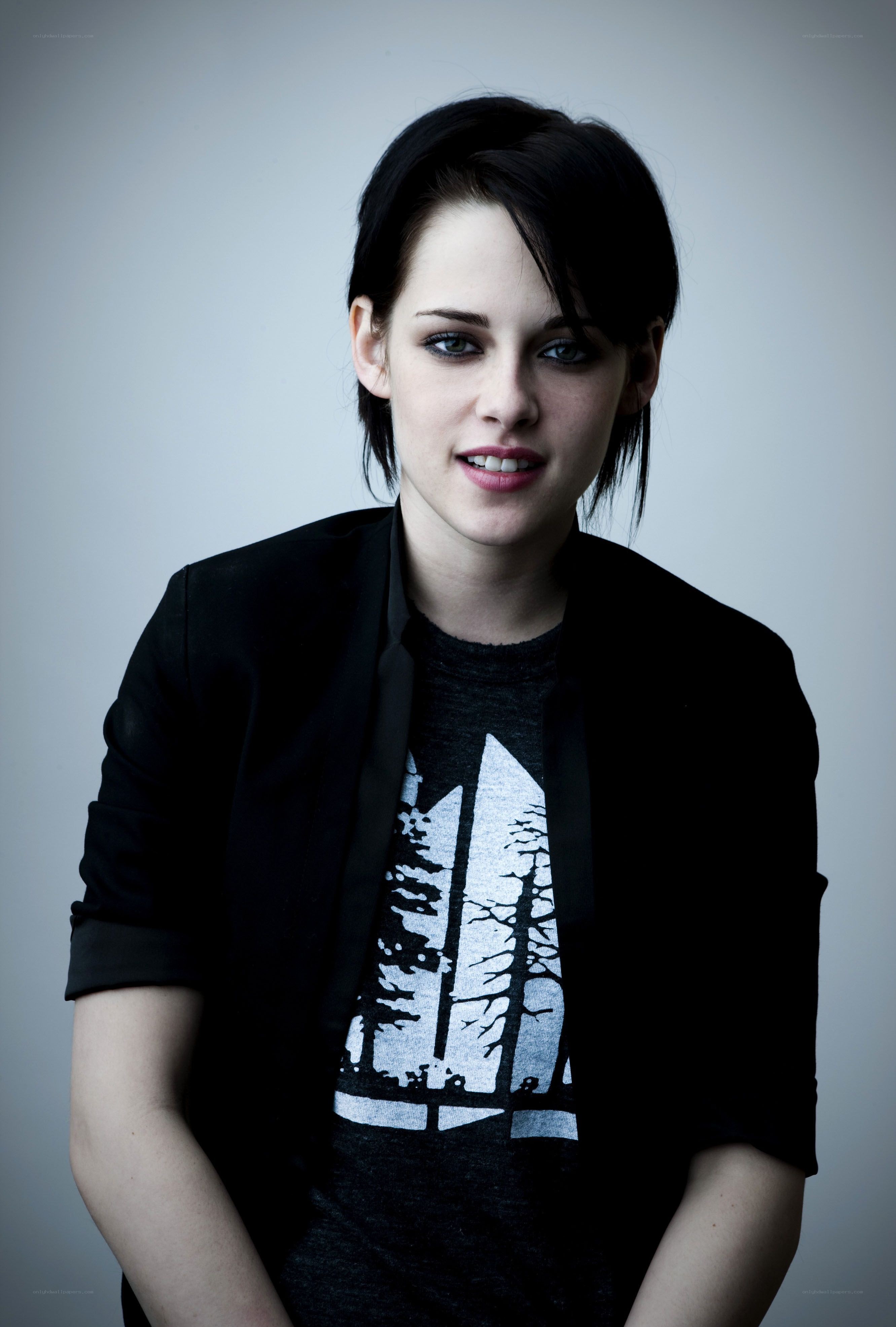 woman in black jacket