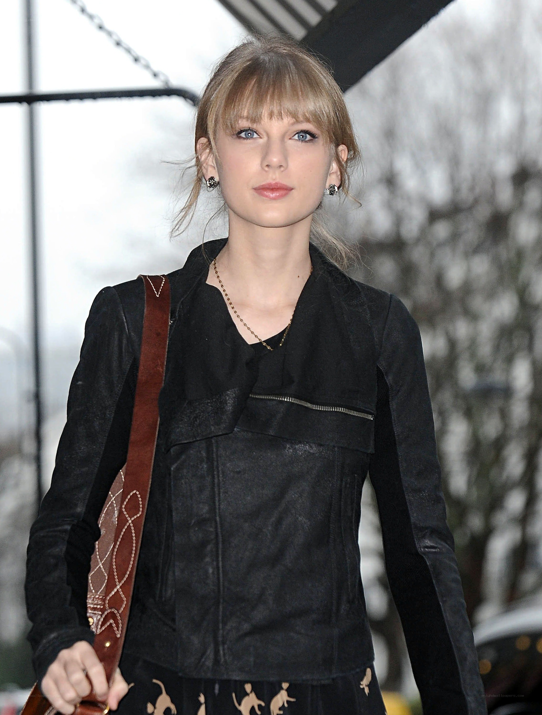 woman in black jacket