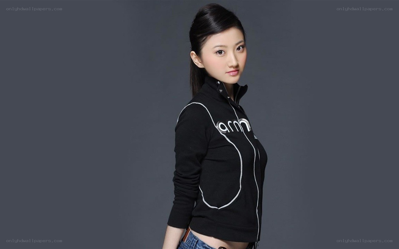 woman in black jacket