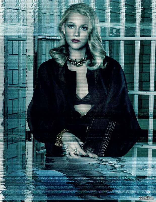 woman in black jacket behind bars